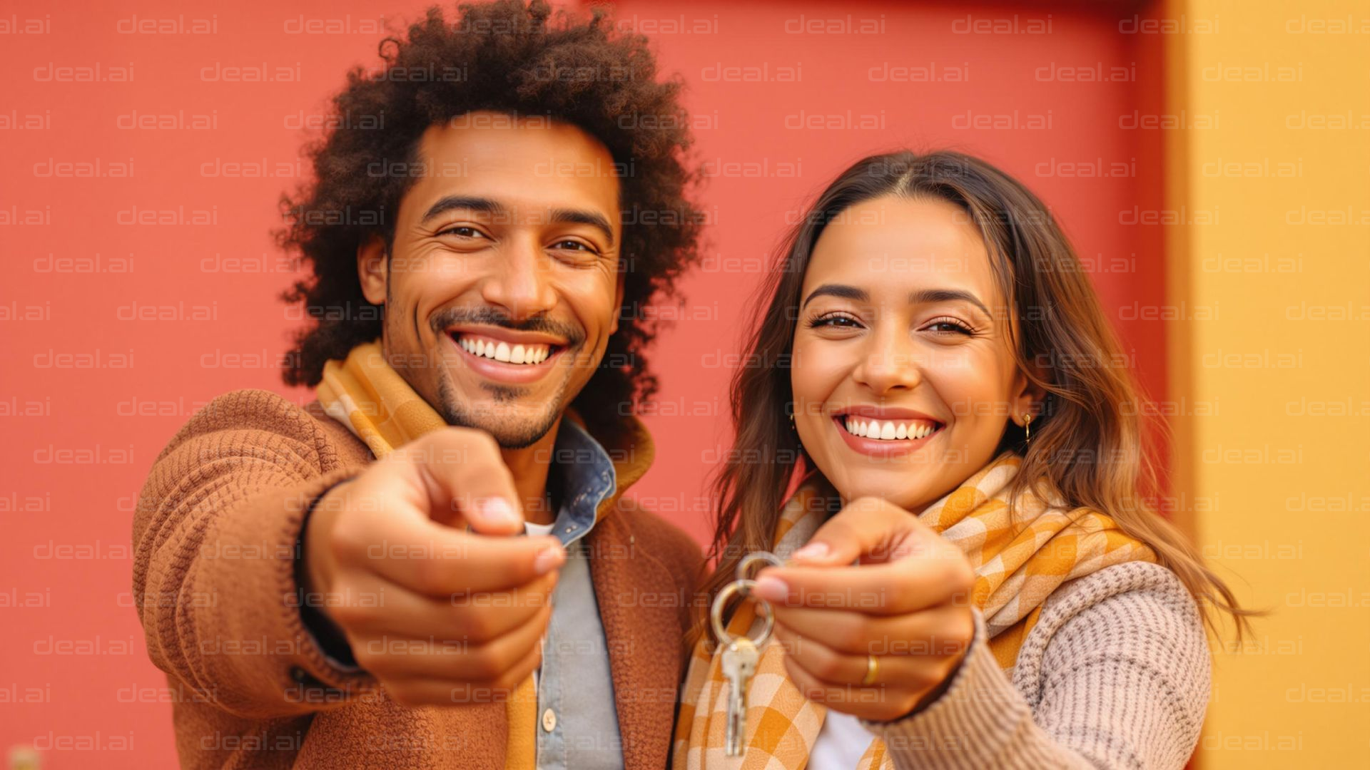 "New Homeowners Celebrating Together"