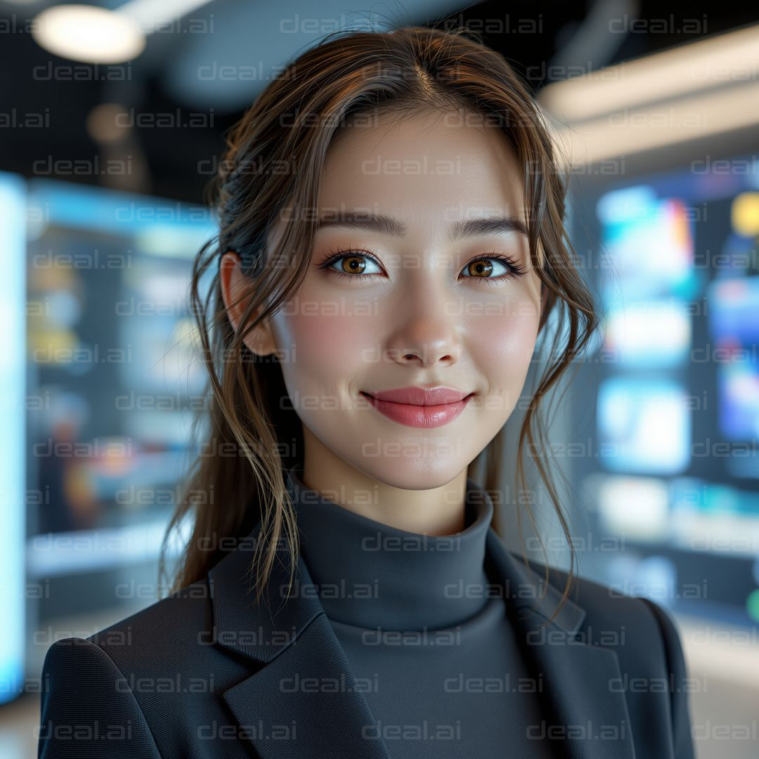 Professional Woman in Modern Office