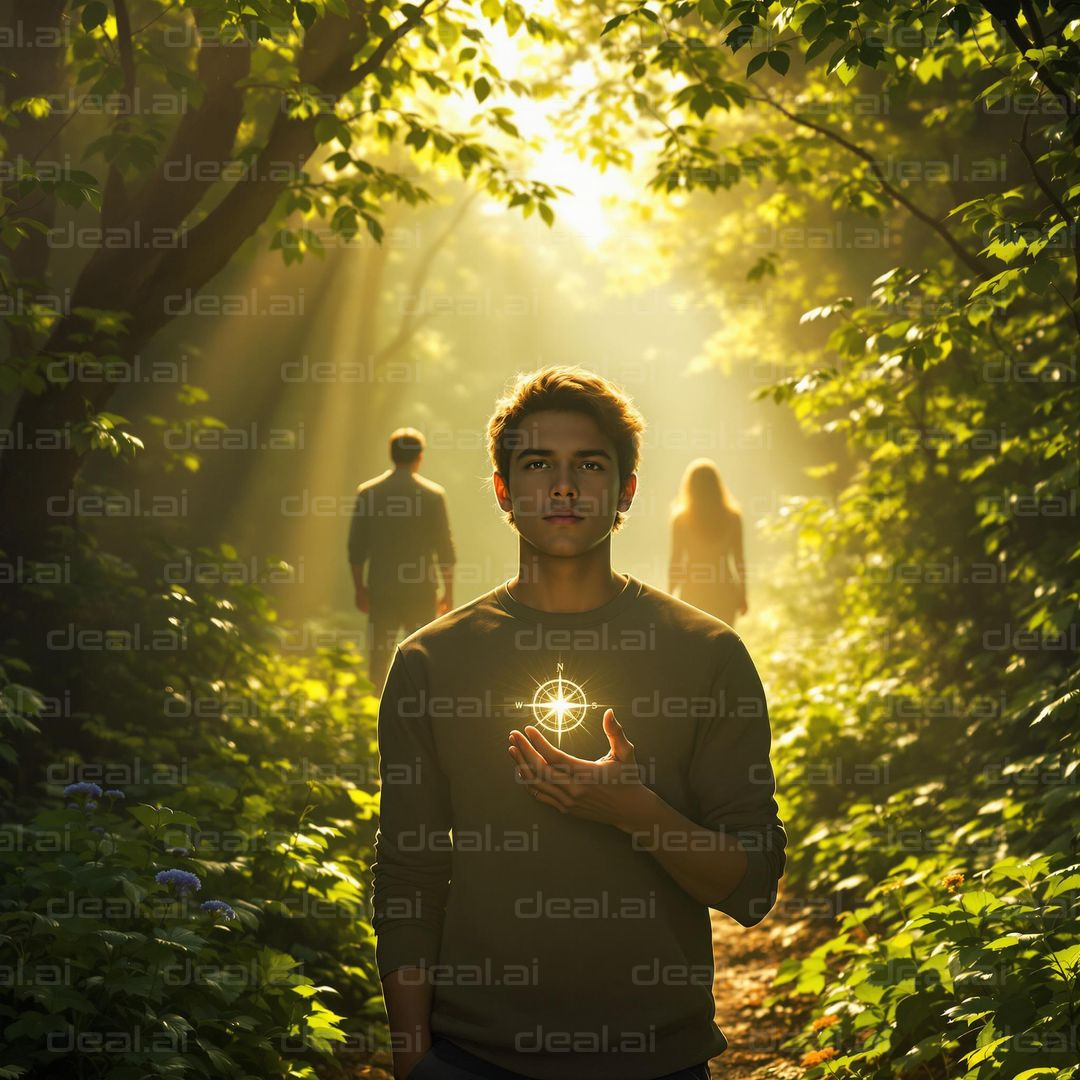 Guided by the Light in the Forest