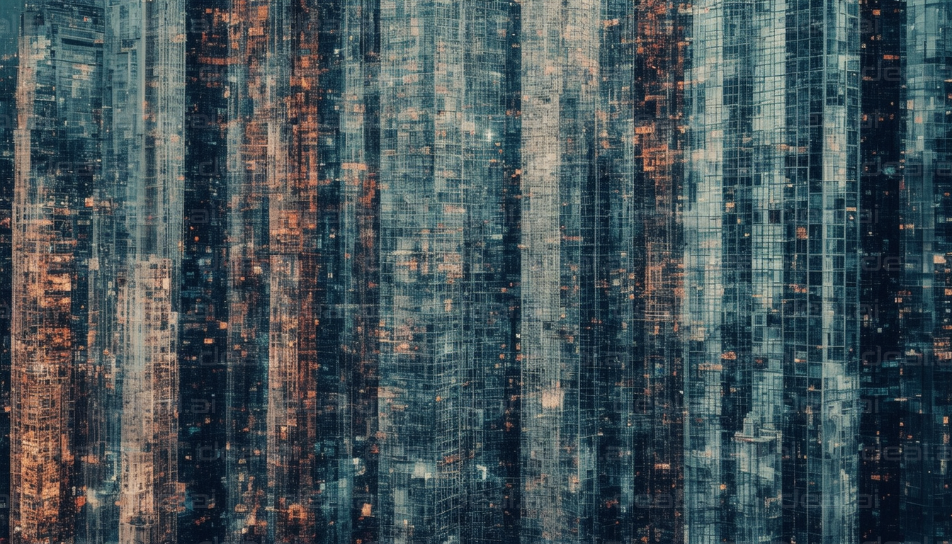 "Abstract Urban Vibes: City Lights"