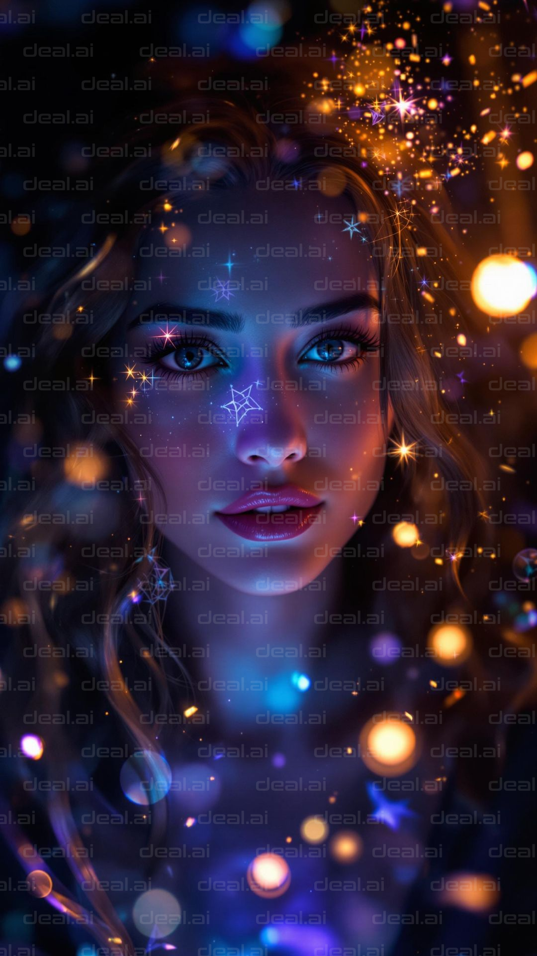 "Magical Starry Portrait"