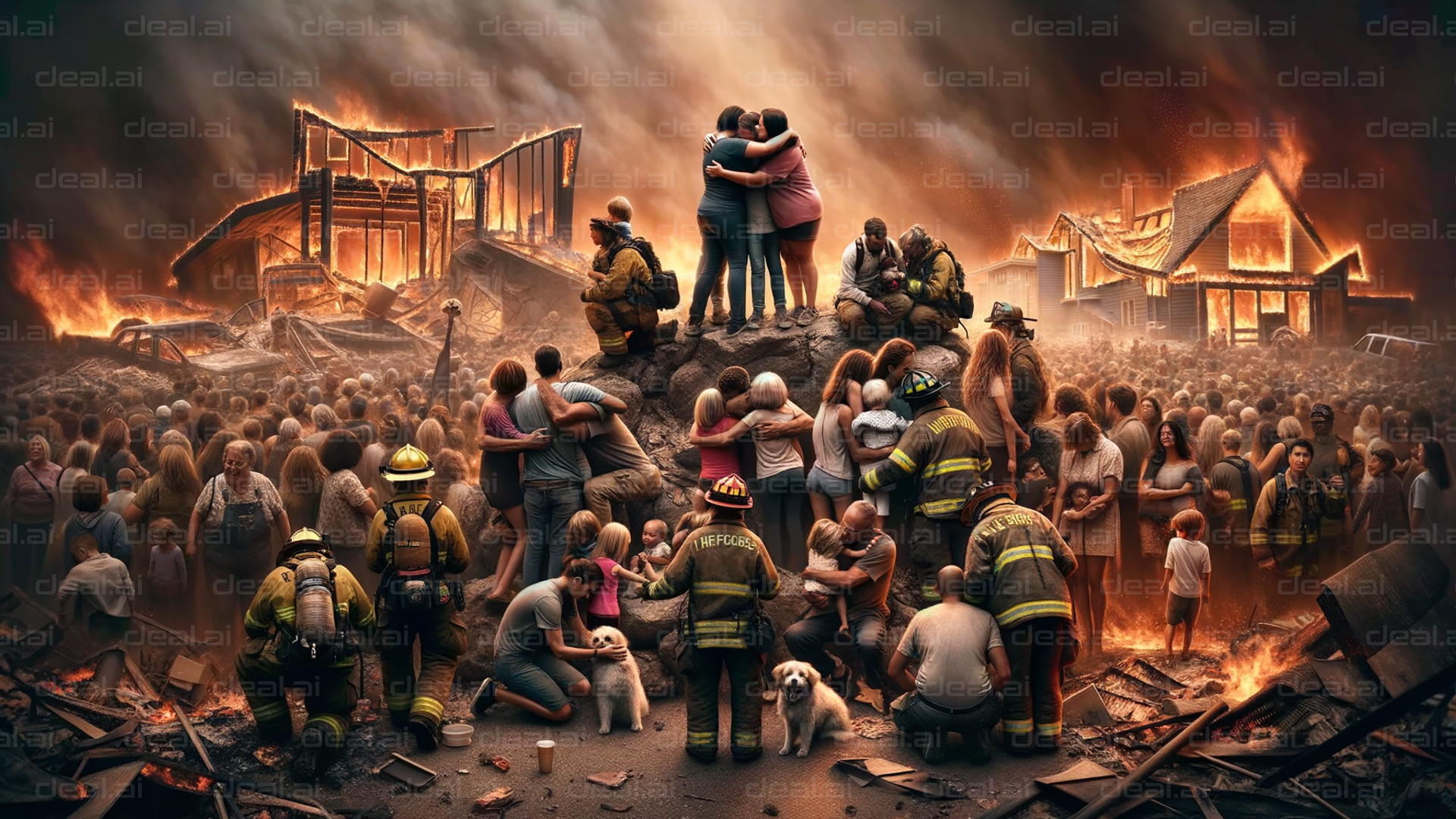 United in Crisis Amid Flames
