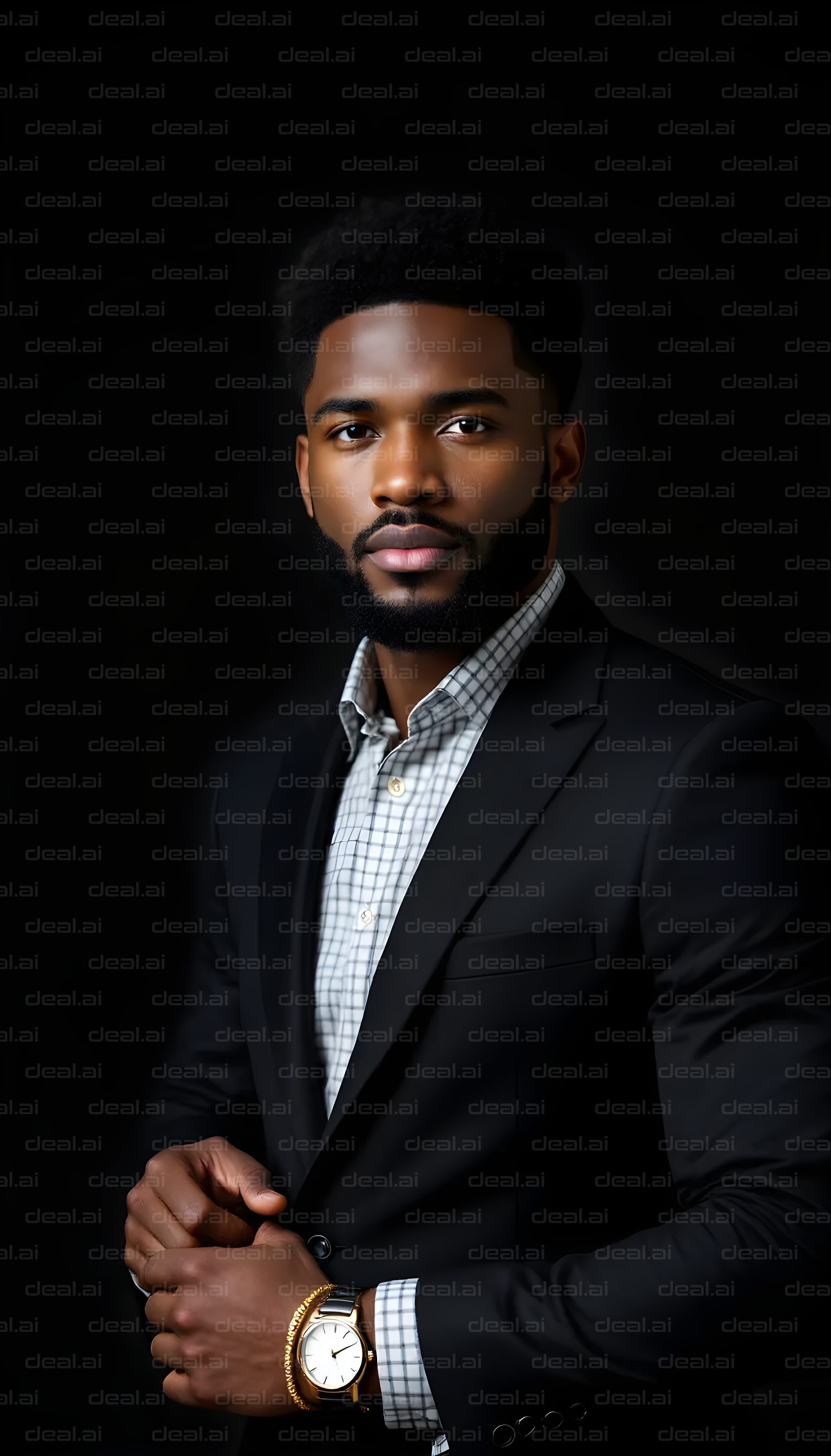 Confident Professional in Suit