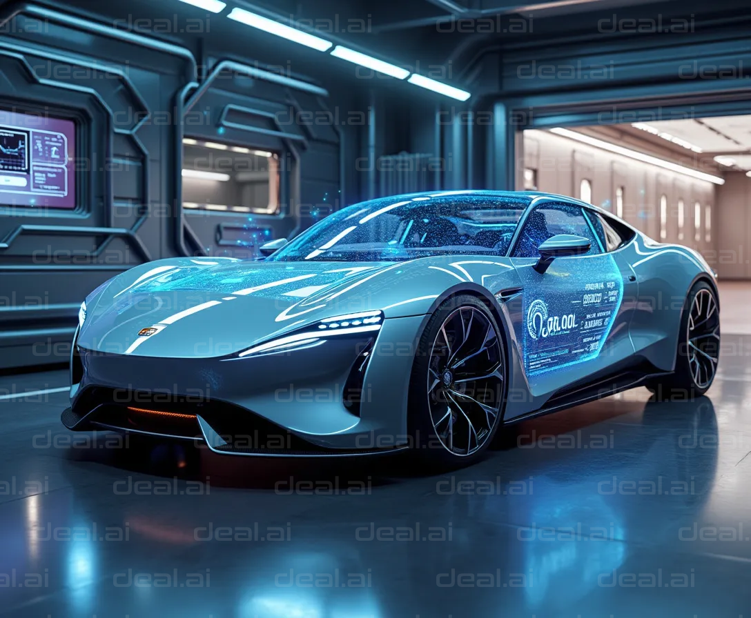 Futuristic Electric Sports Car