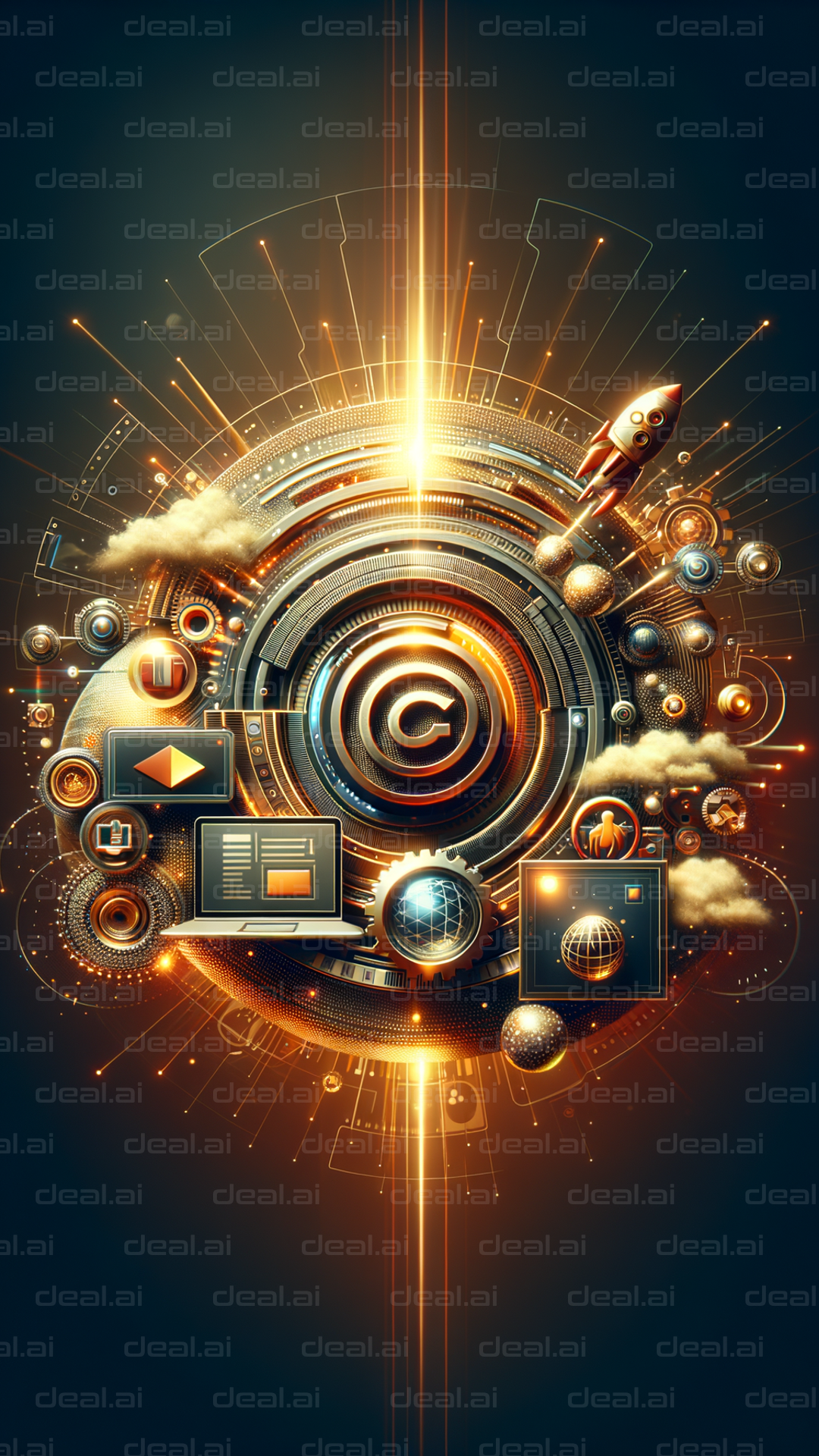 "Futuristic Tech and Innovation Hub"