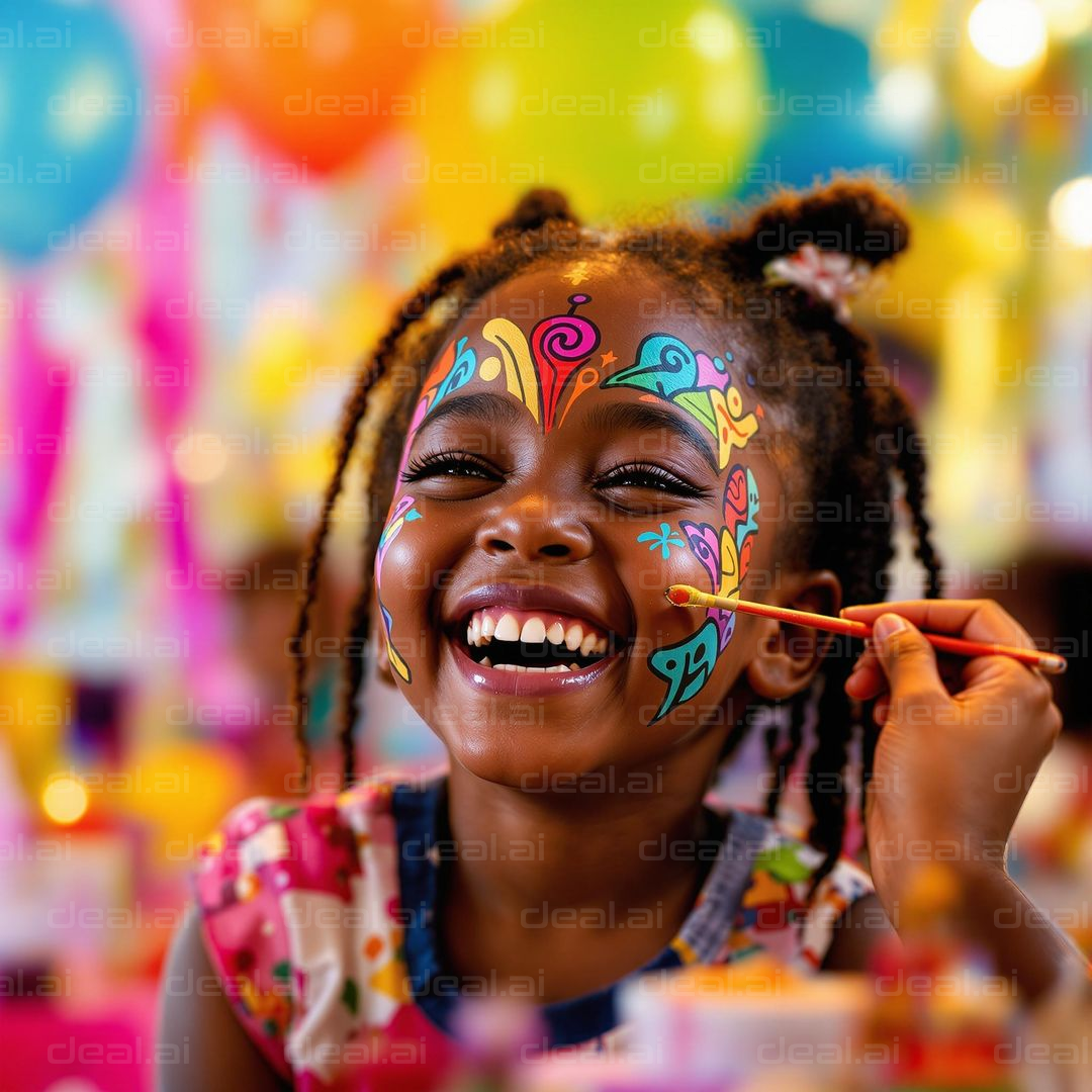 Joyful Face Painting Delight