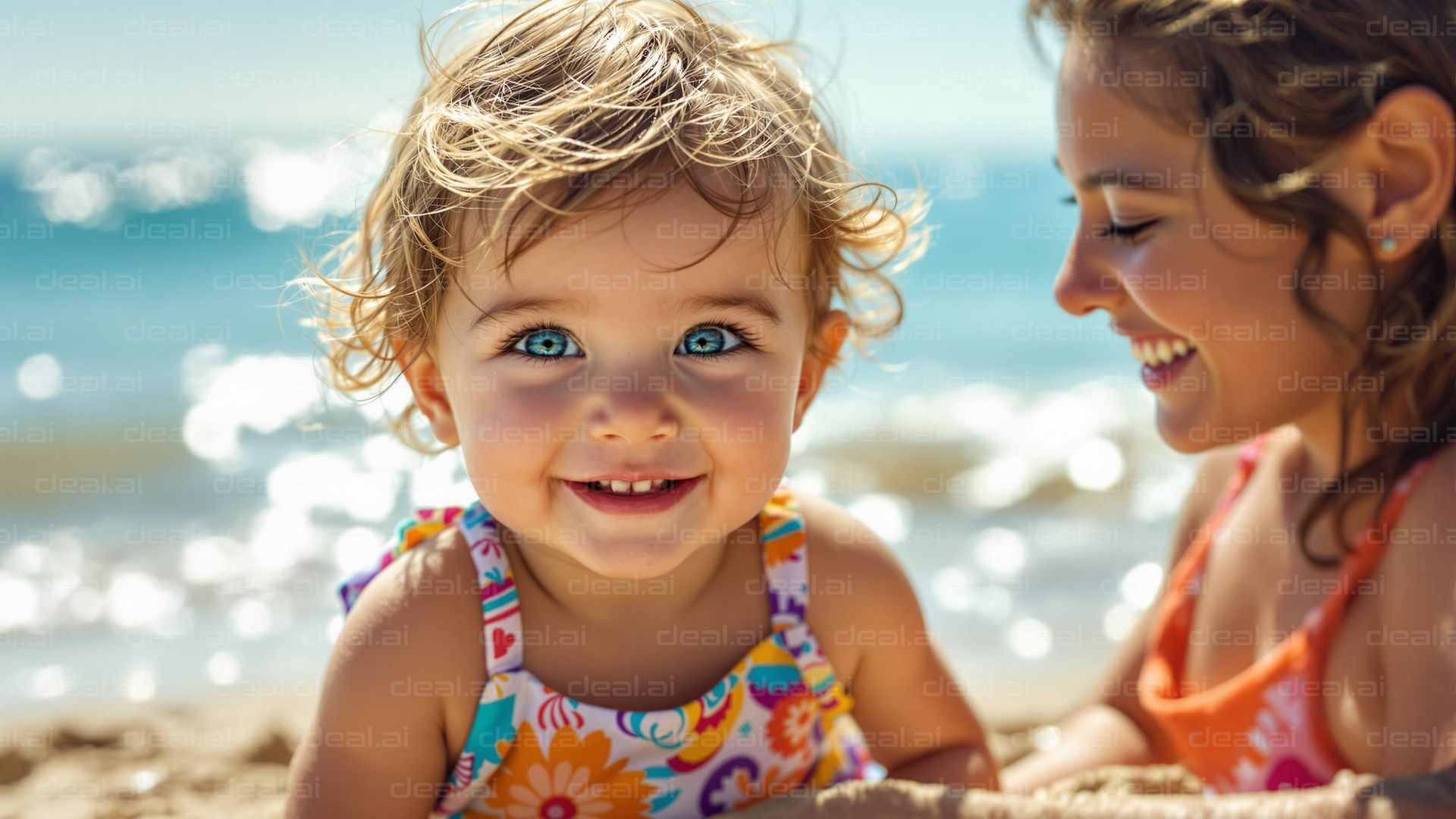 "Beach Day Smiles"