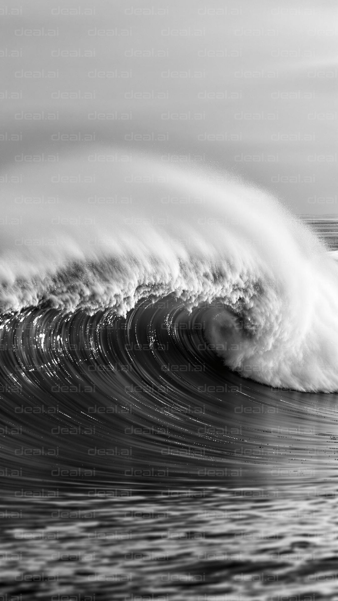 Monochrome Wave: Ocean Power