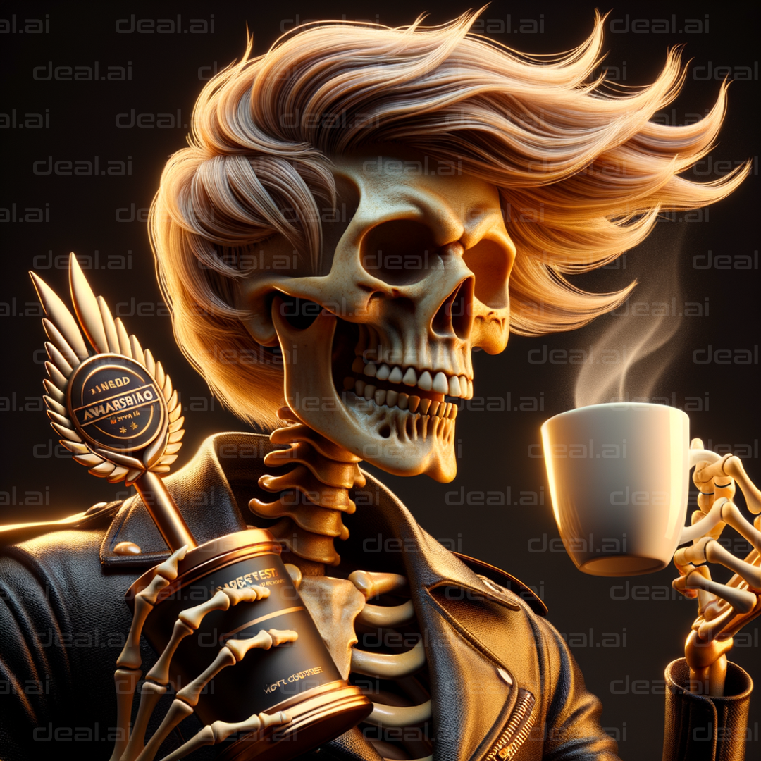 Rockstar Skeleton Wins Coffee Trophy