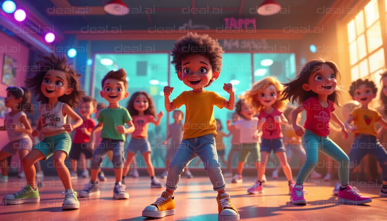 Energetic Dance Class for Kids