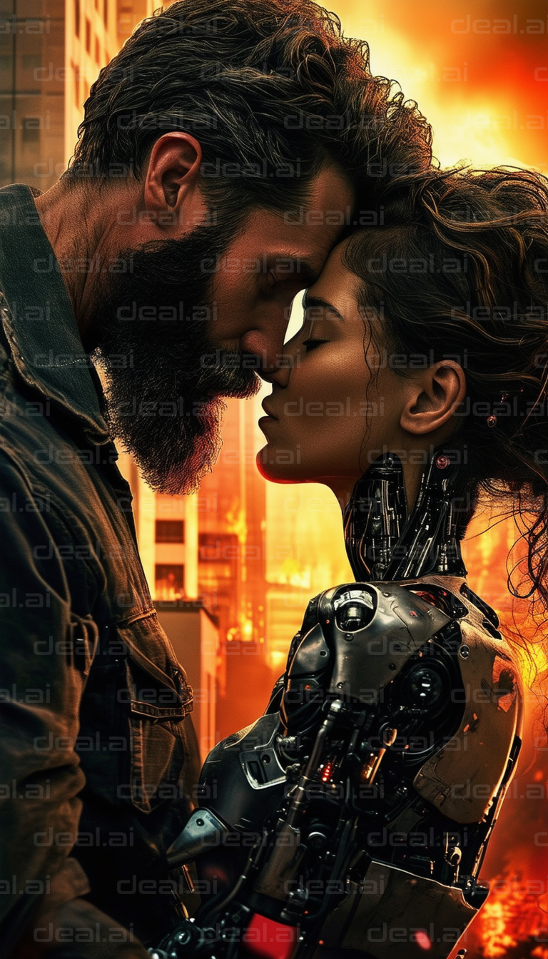 "Love Amidst the Apocalypse: Human and Cyborg"