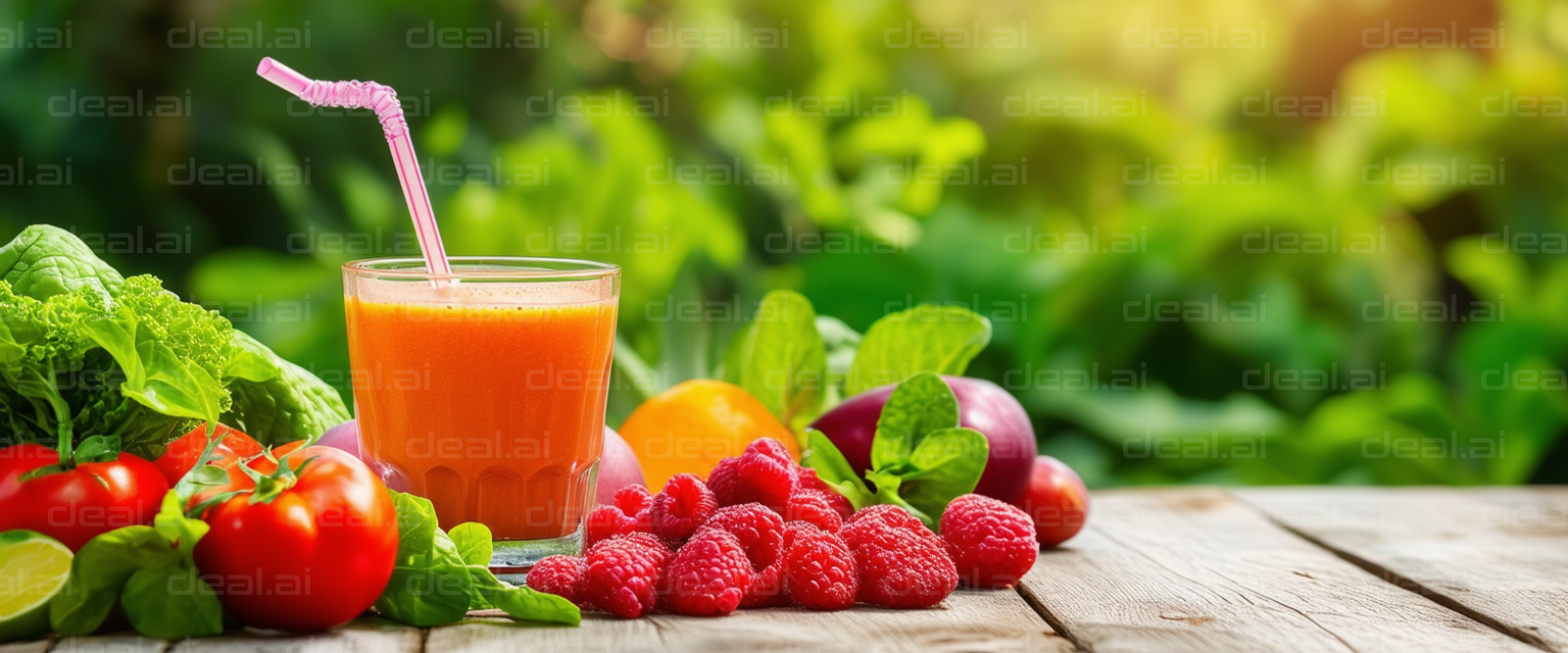 "Fresh Juice and Healthy Produce"