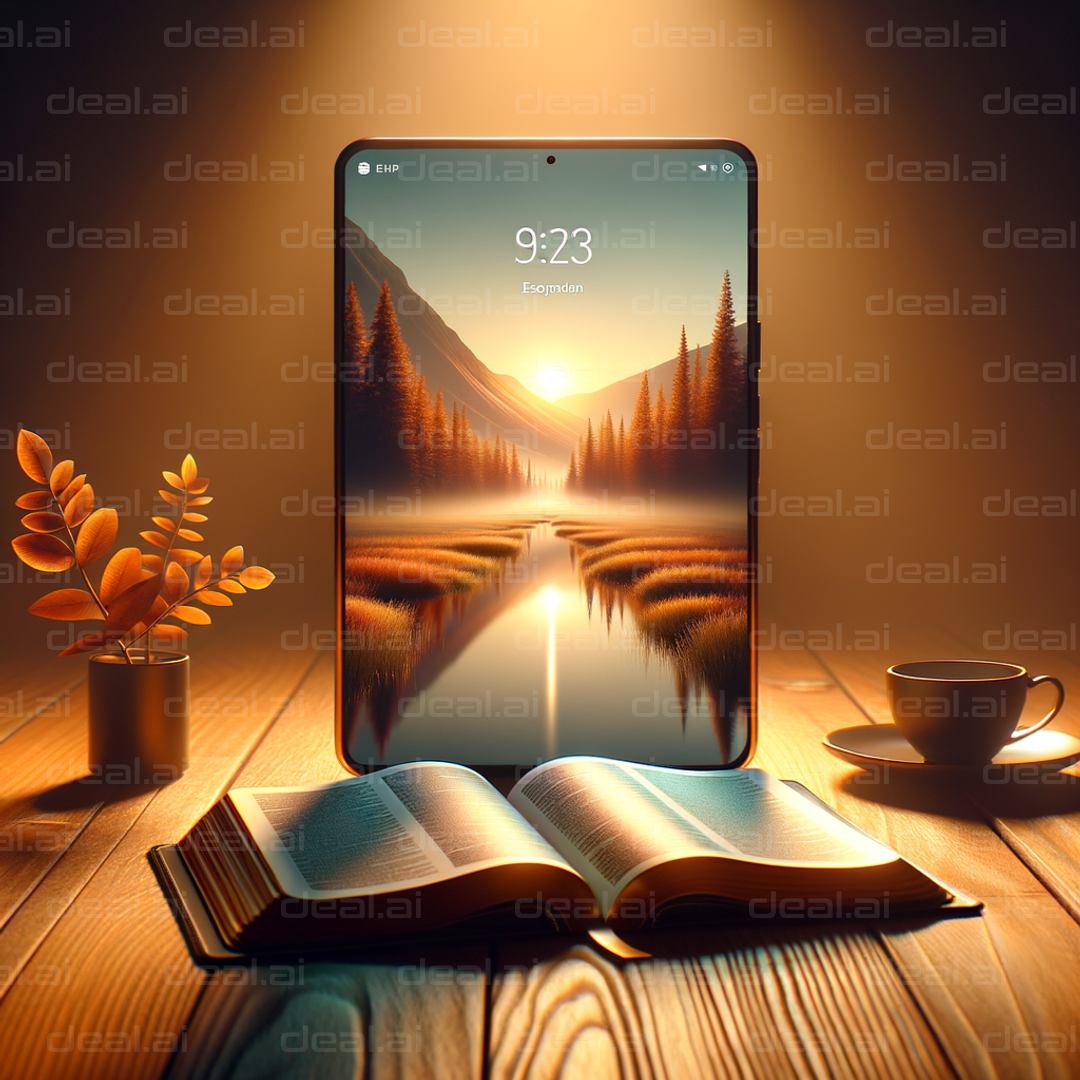 "Digital Serenity Unfolds"