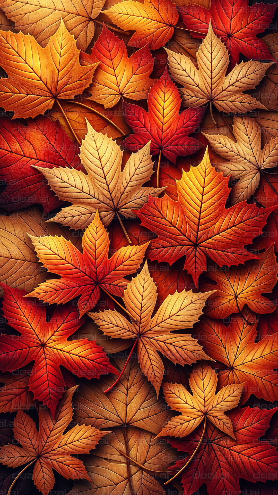 "Vibrant Autumn Leaves"