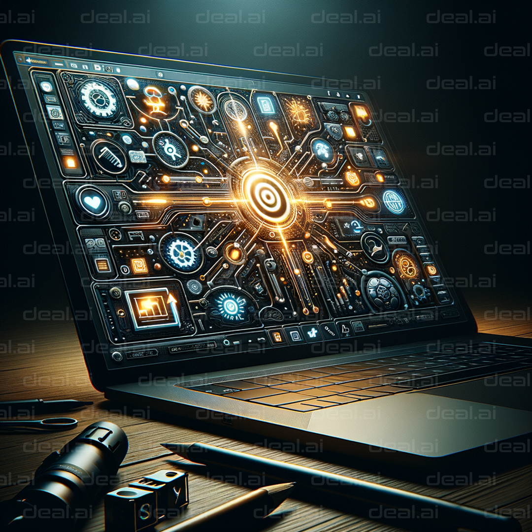 "Futuristic Tech Interface"