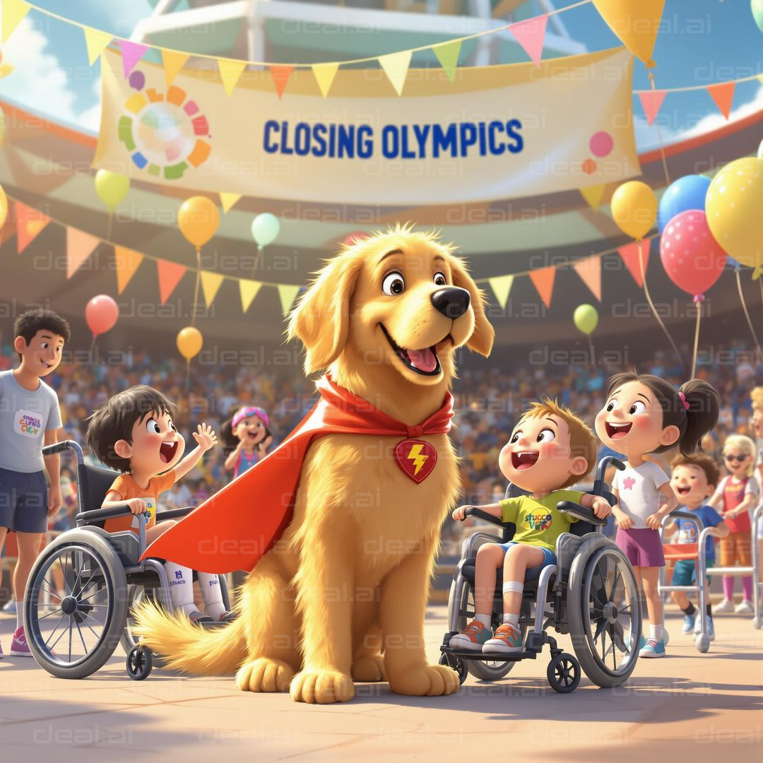 Joyful Celebration at the Olympics