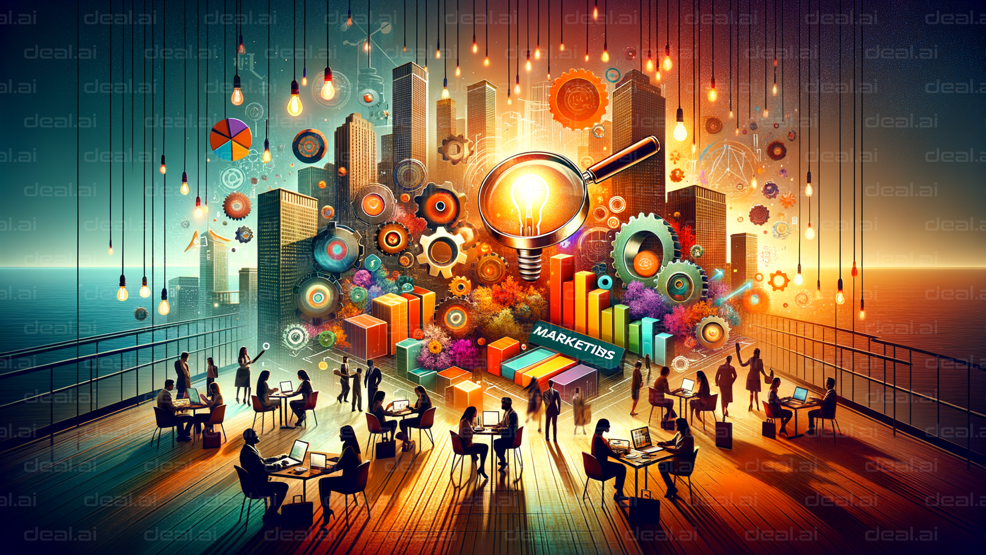 "Creative Business Strategy Meeting"