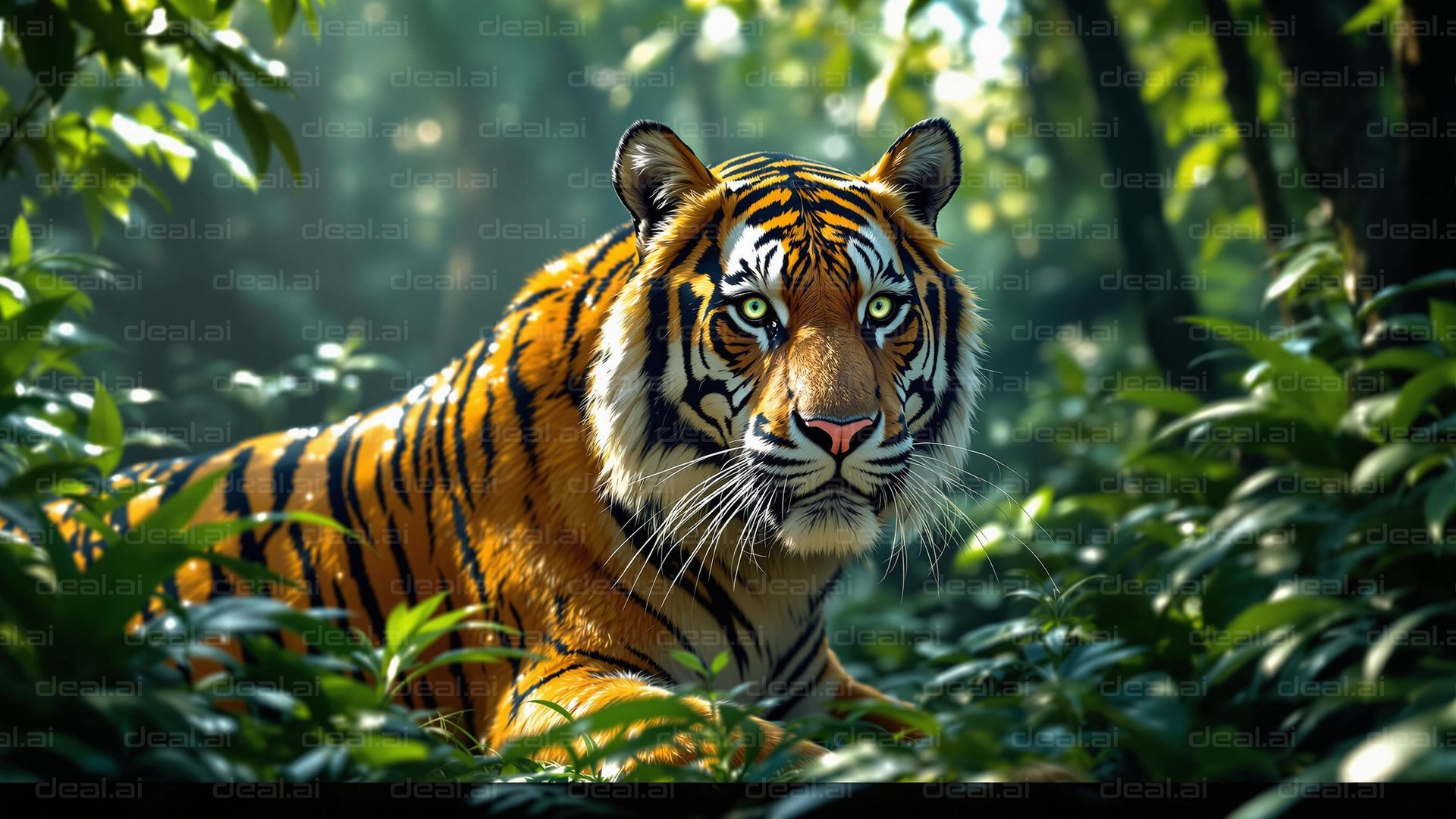 Tiger in Jungle Majesty