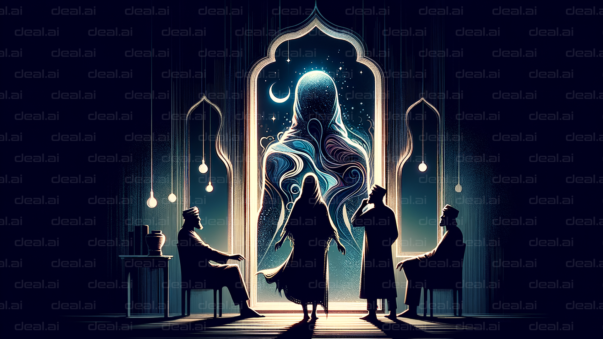 "Celestial Presence at the Gateway."