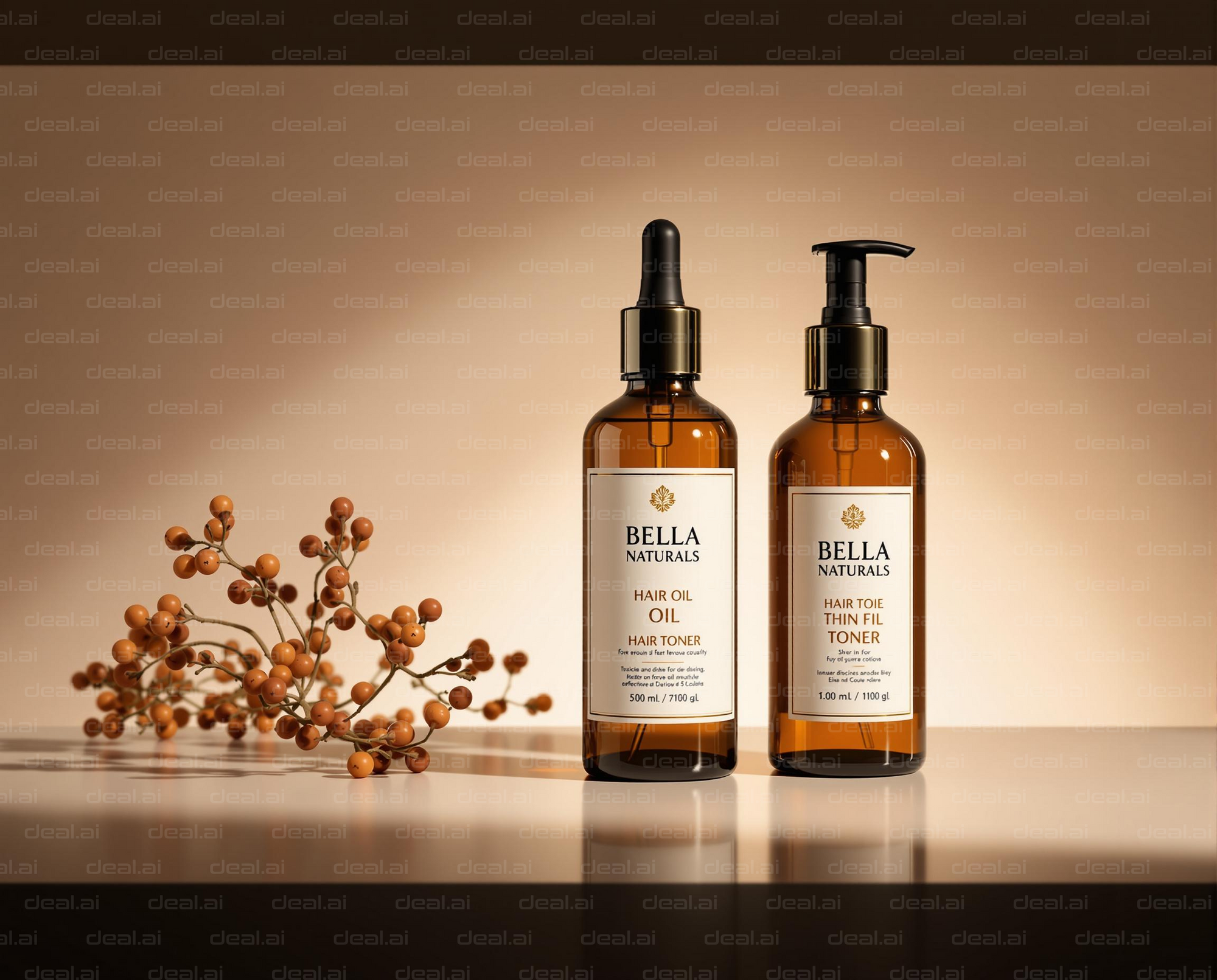 Natural Hair Care Duo Display