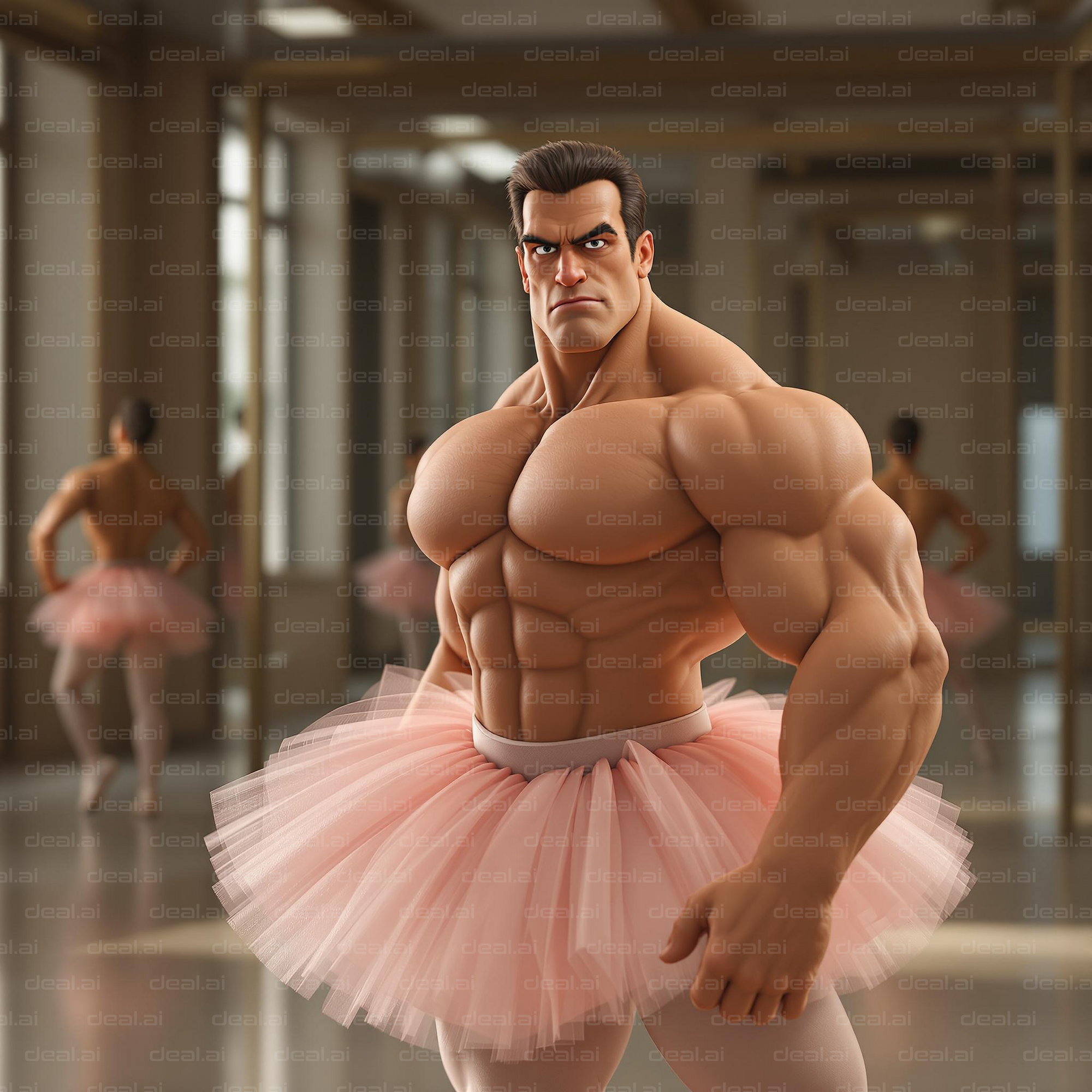 Muscle Bound Ballerina in Tutu