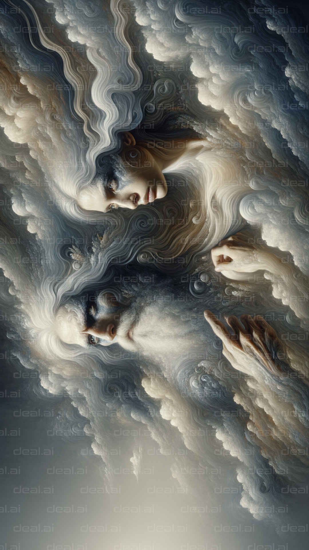 "Celestial Beings Among the Clouds"