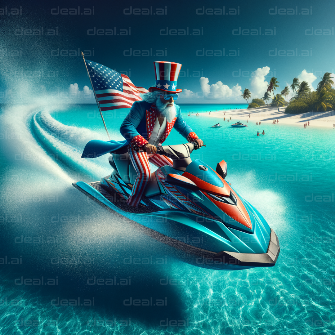 Patriotic Jet Ski Adventure