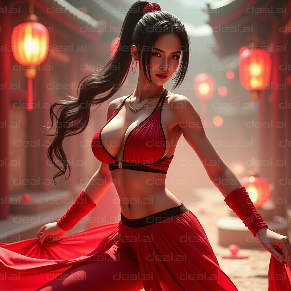Red Lantern Elegance