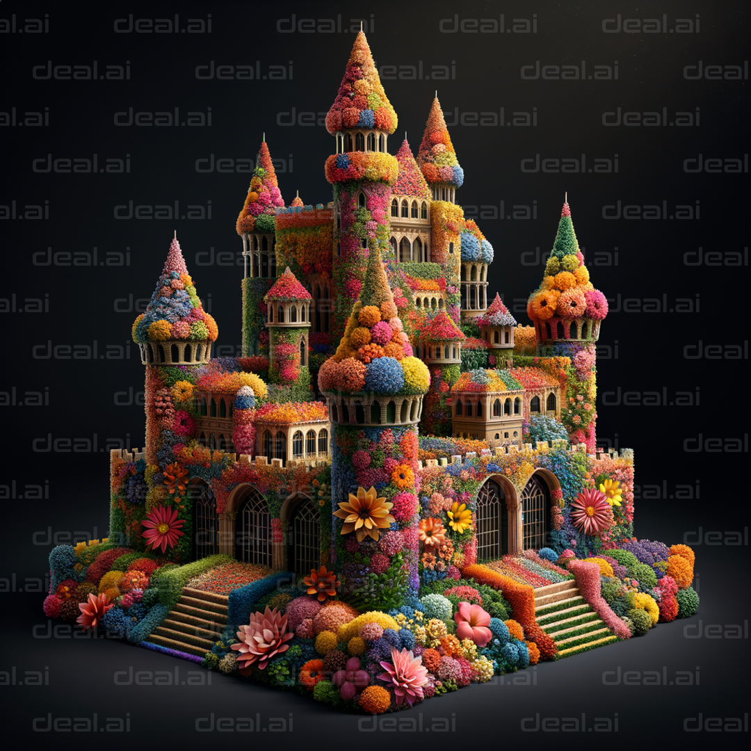 Floral Fantasy Castle Display