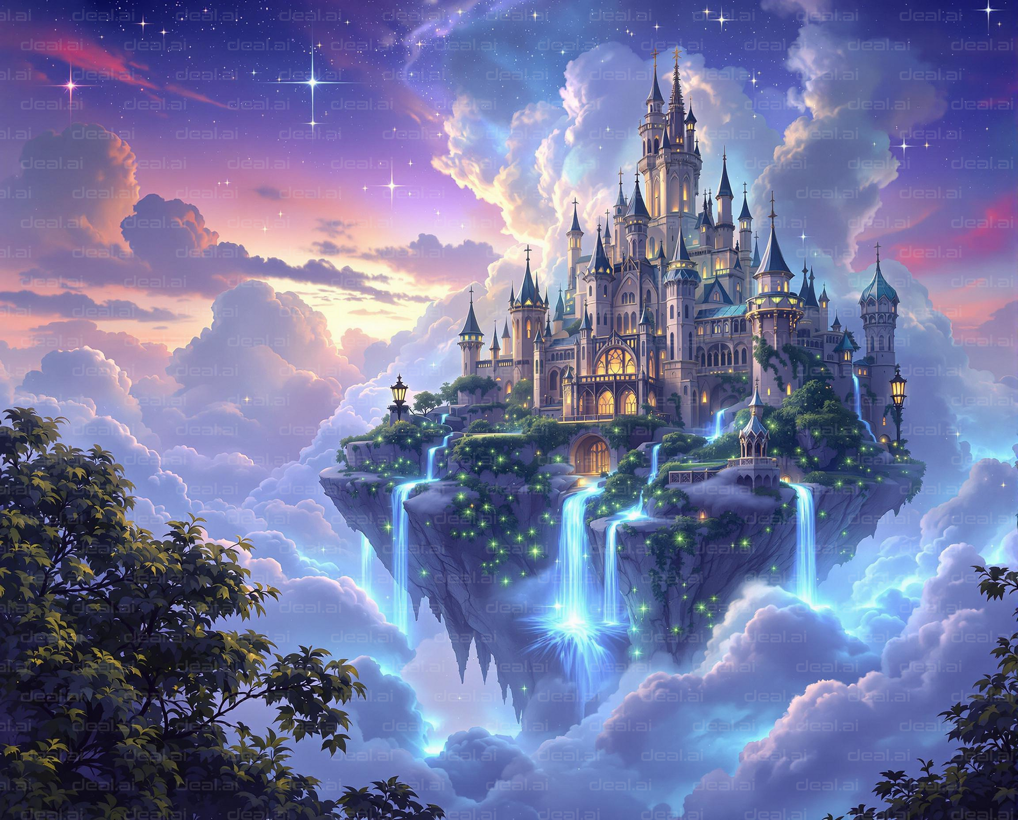 "Enchanted Castle in the Clouds"
