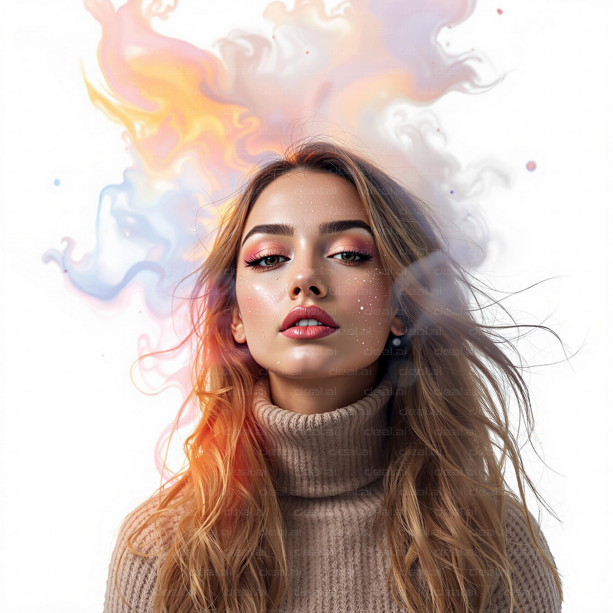 "Dreamy Colorful Aura"