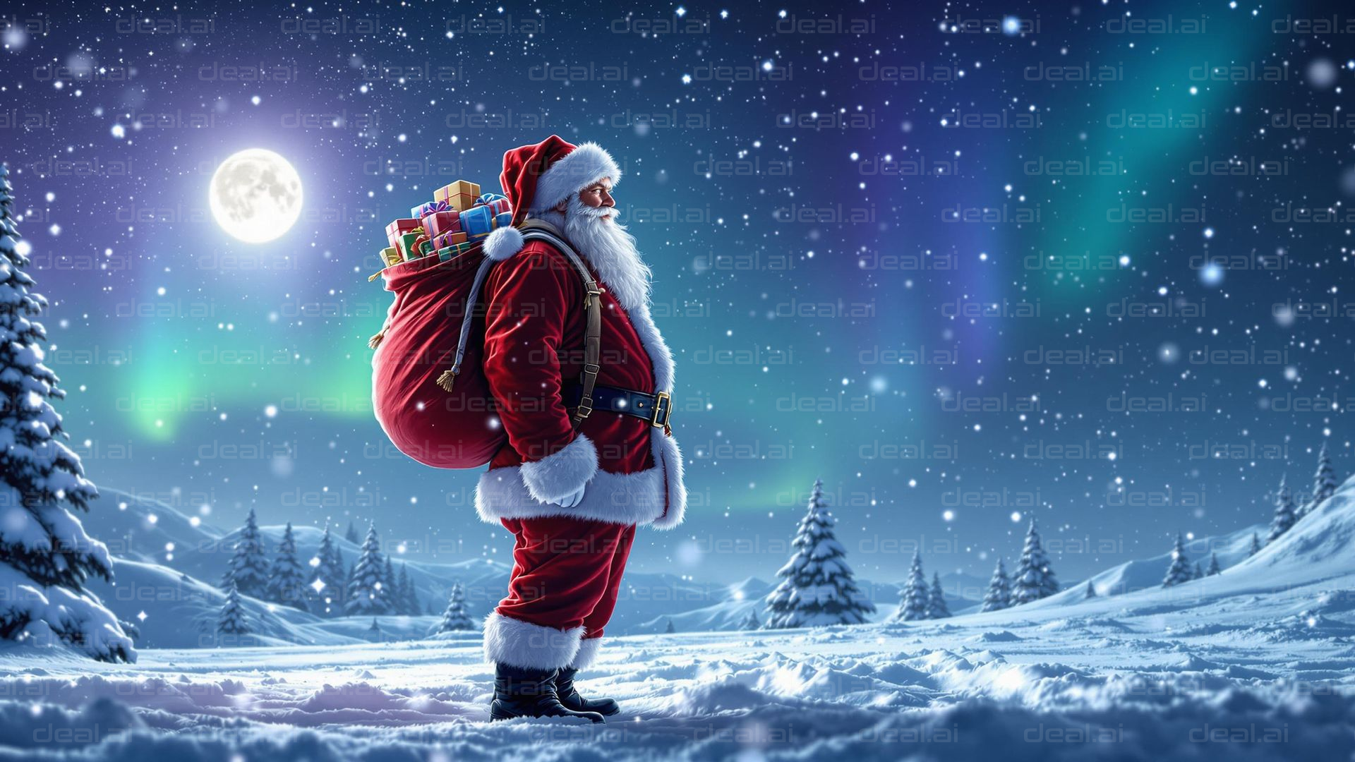 Santa's Magical Night Journey