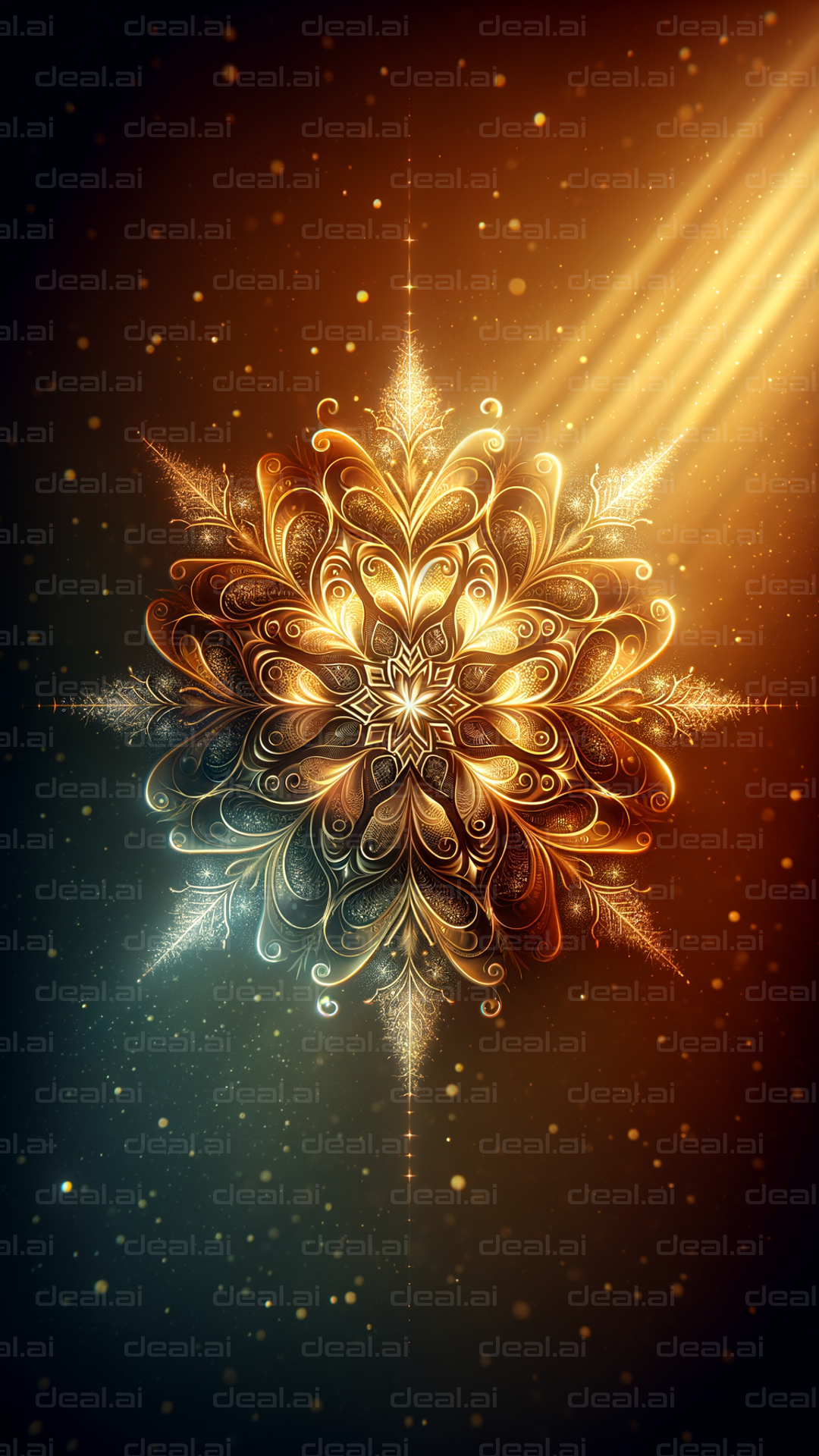 Glowing Mandala Artistry