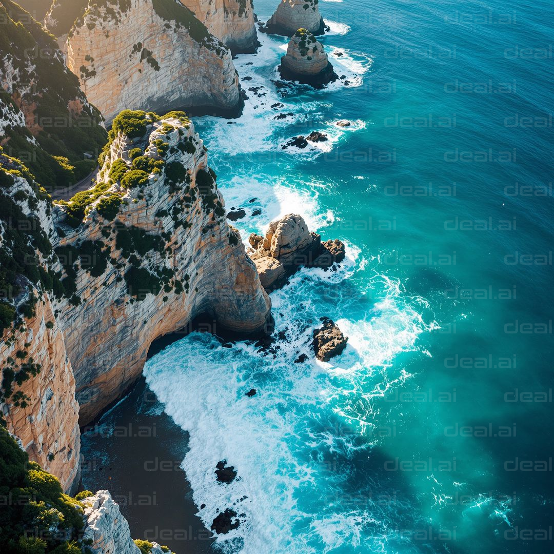 Stunning Coastal Cliffs and Waves