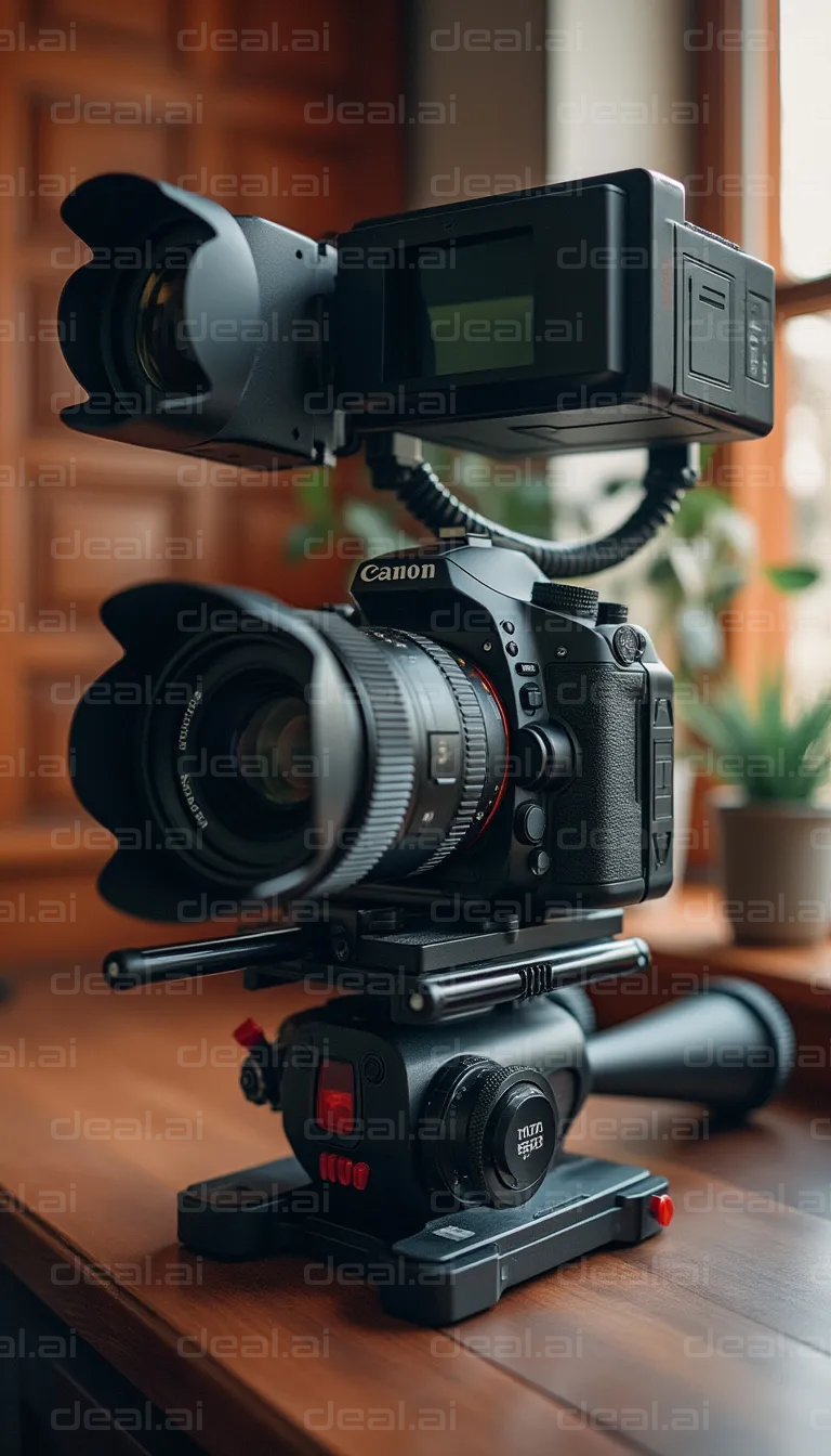 Professional Video Camera Setup