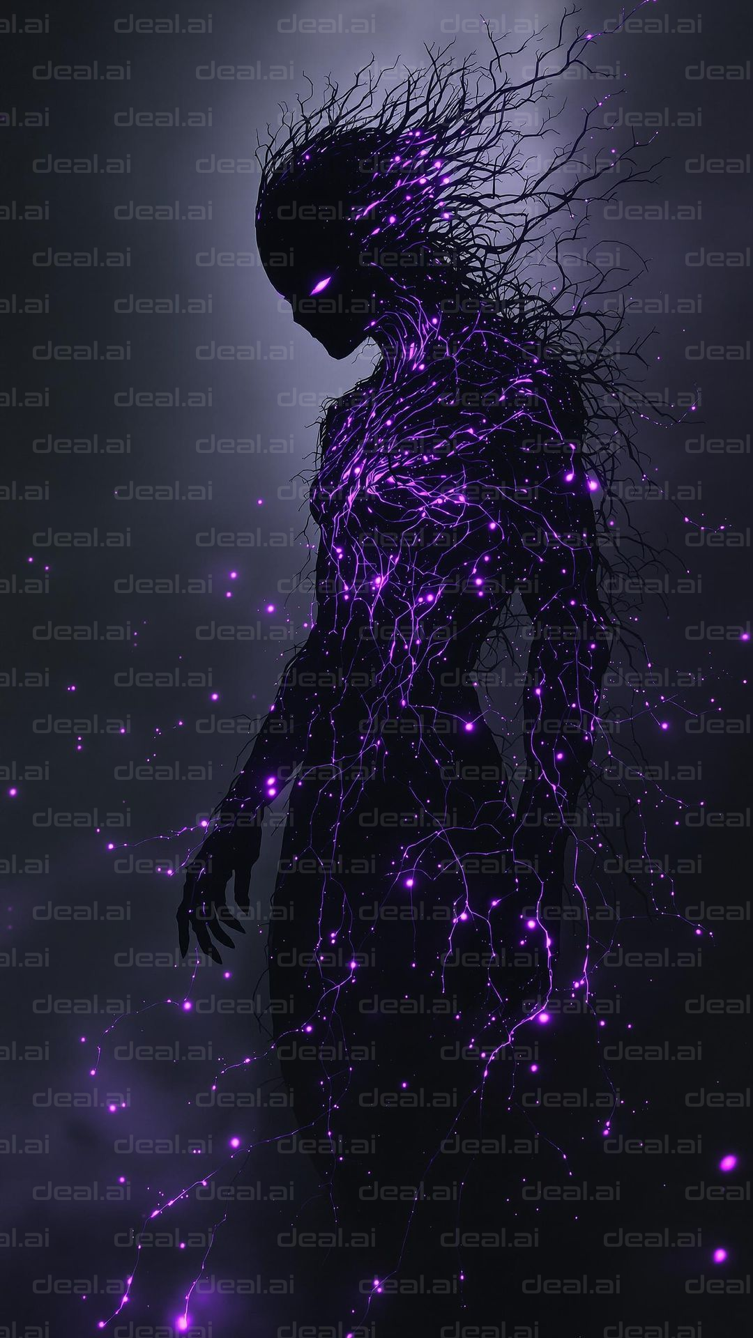 "Violet Lightning Being"