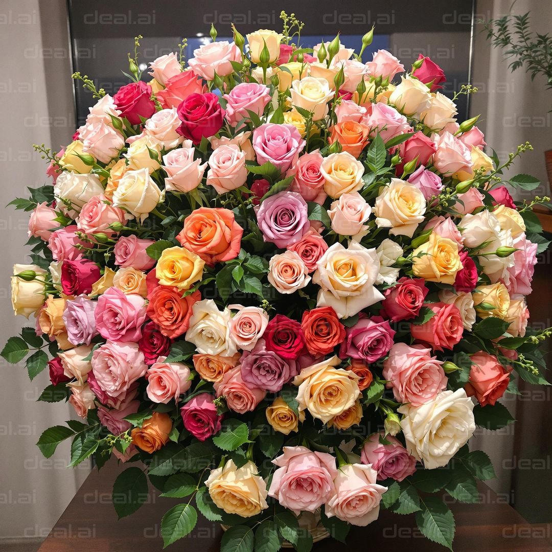 Vibrant Rose Bouquet