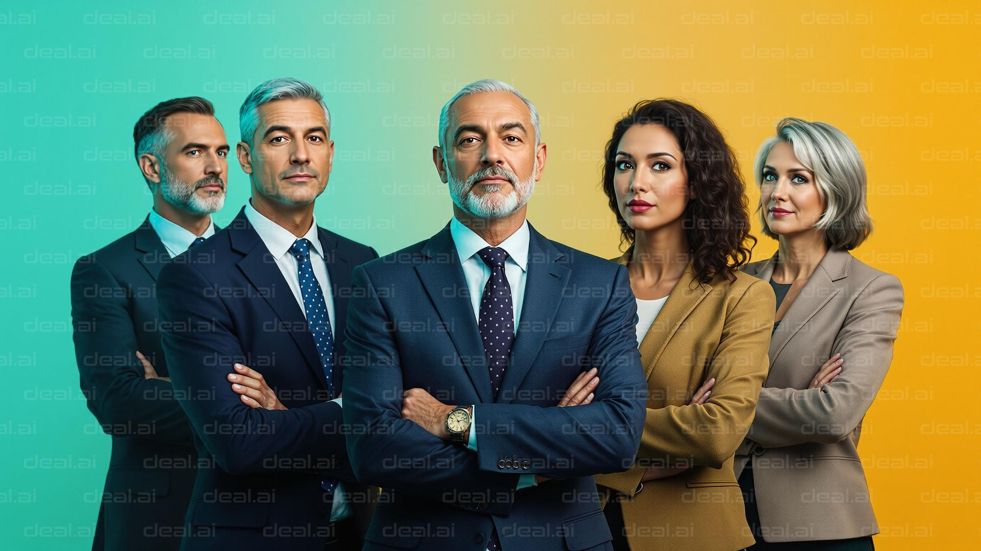 Diverse Business Team United