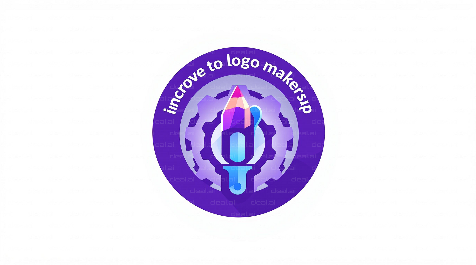 Colorful Logo Design Badge