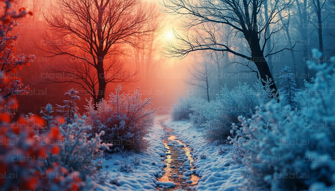 "Enchanted Winter Sunrise"
