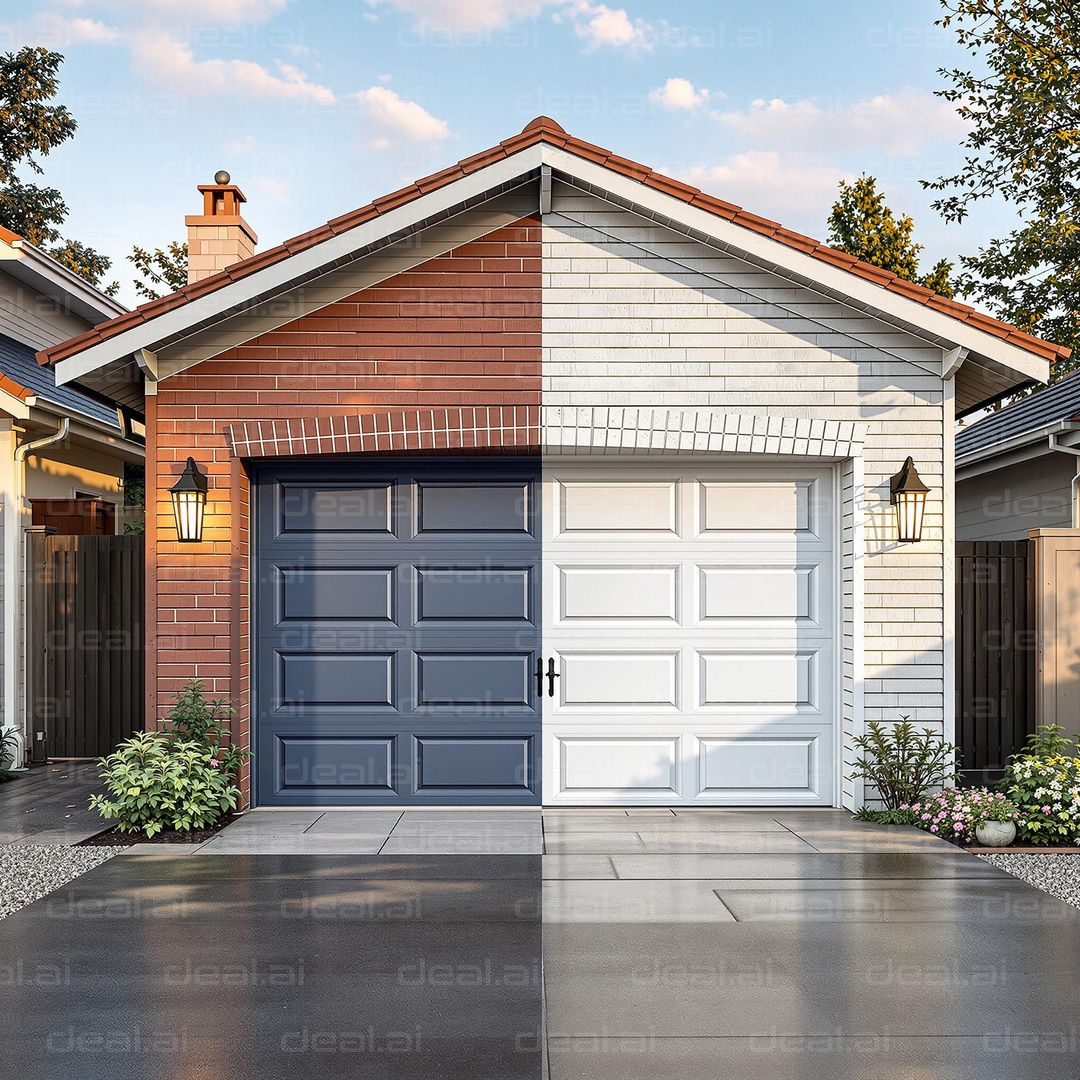Bicolor Garage Transformation