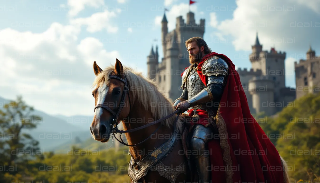 Knight and Castle: A Timeless Scene