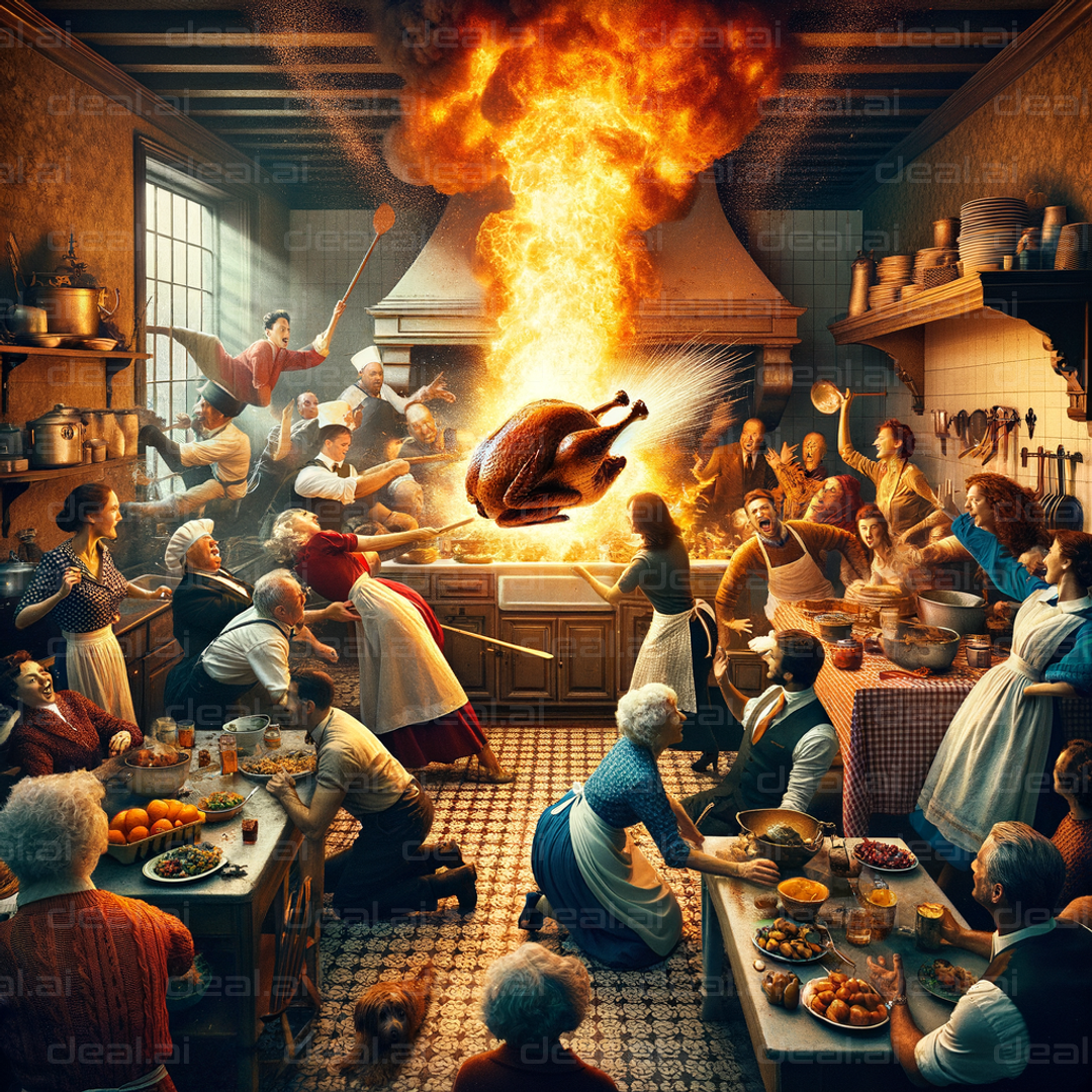 Thanksgiving Kitchen Chaos Erupts