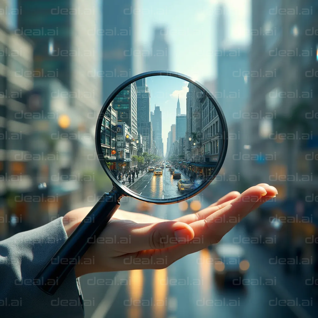 "City Through a Magnifying Glass"