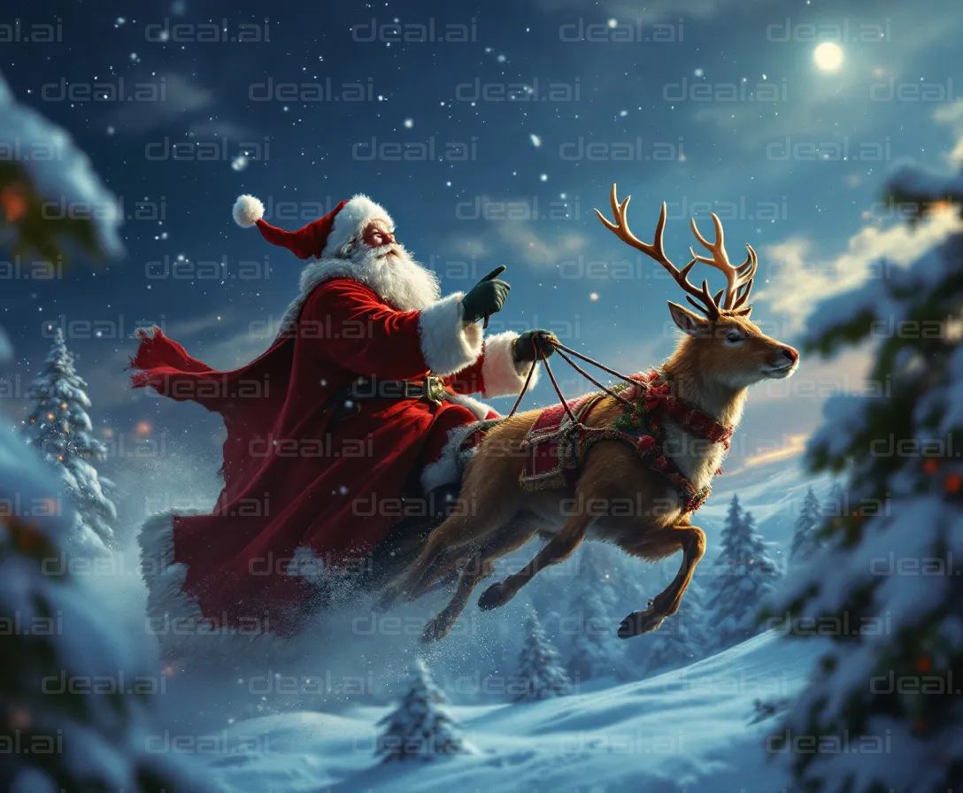 "Santa's Magical Night Ride"