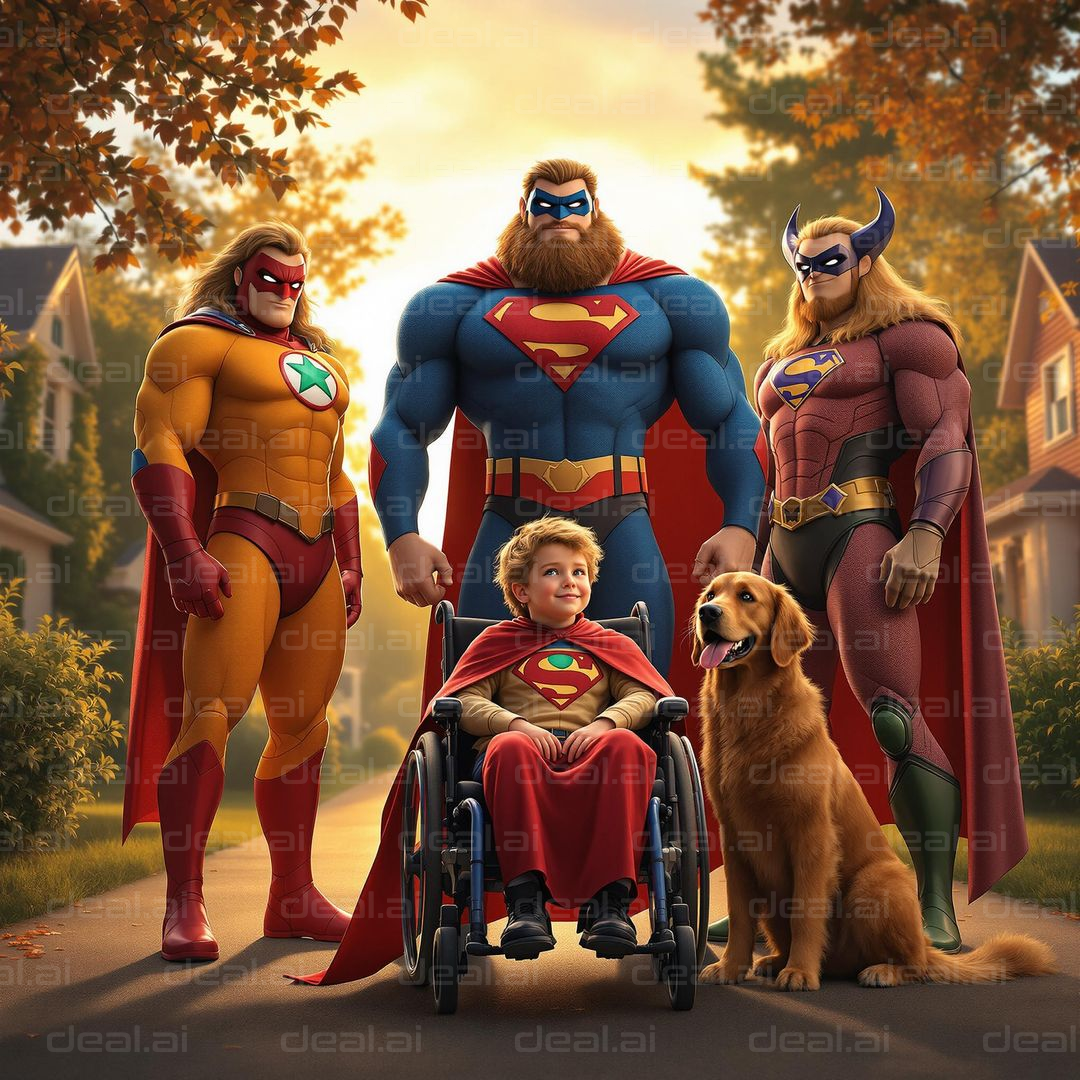 Superheroes Assemble for a Special Day