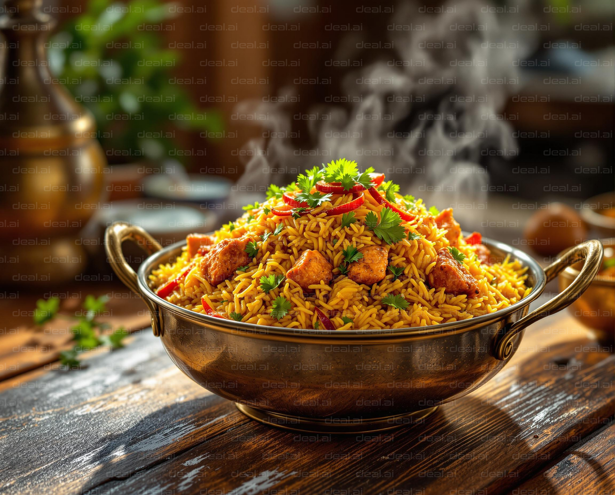 Steamy Spiced Biryani Bliss