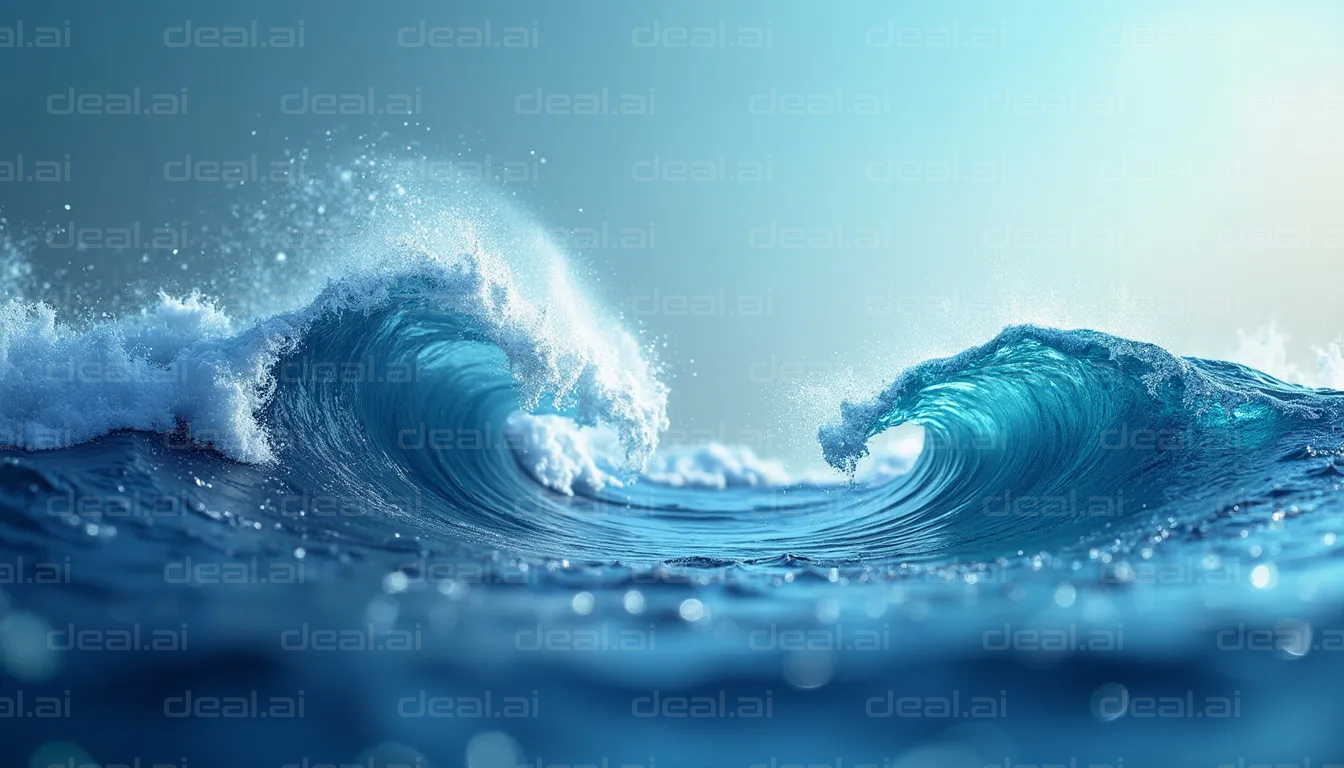 "Majestic Ocean Waves in Motion"