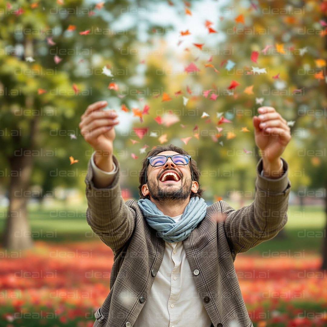 Autumn Joyful Moment