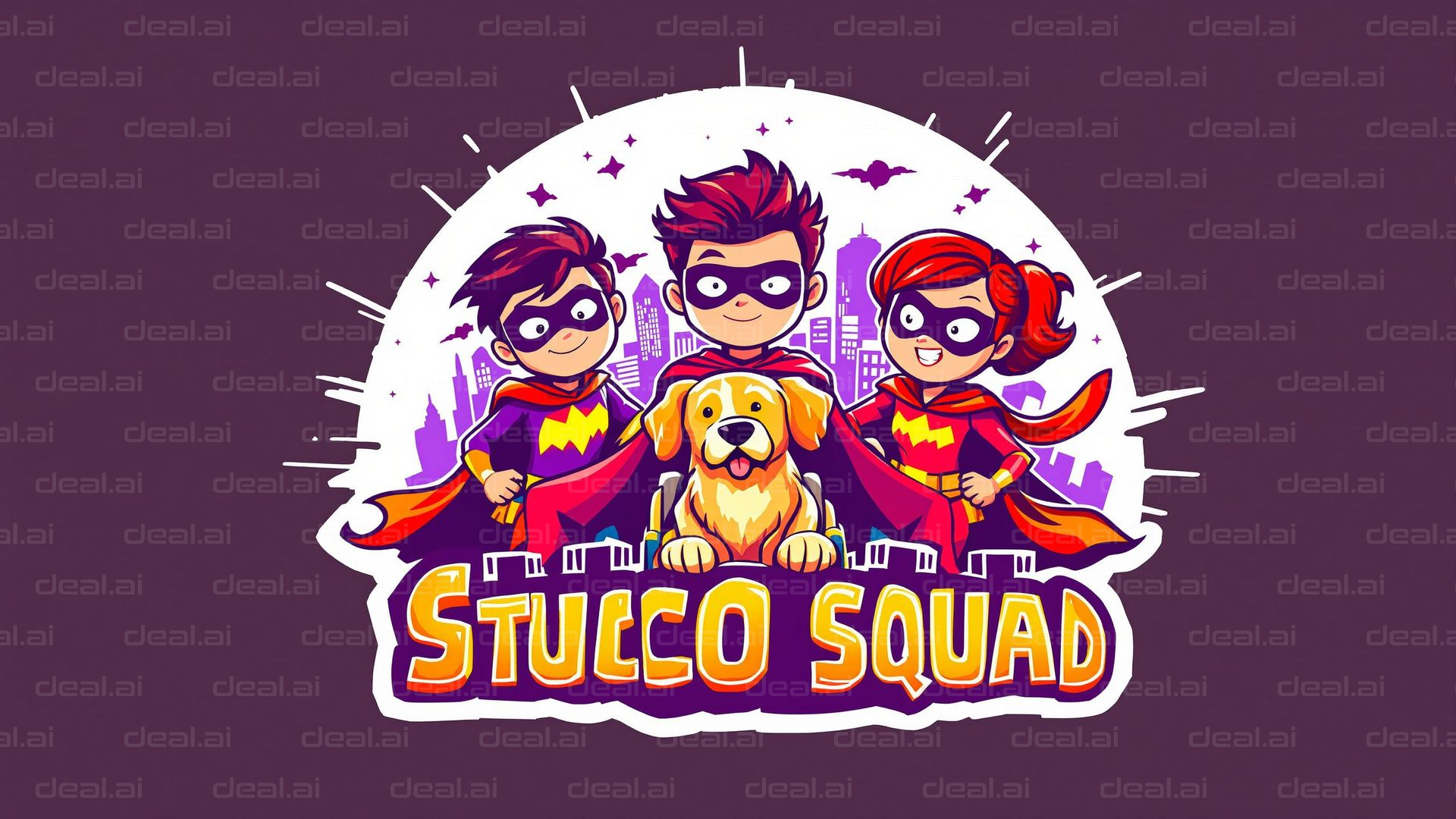 "Stucco Squad Superheroes"